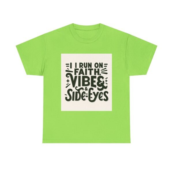 Faith & Vibes Unisex Heavy Cotton Tee, Motivational Shirt, Casual Wear, Gift for Friends, Everyday Comfort, Unique Graphic Tee - Image 29