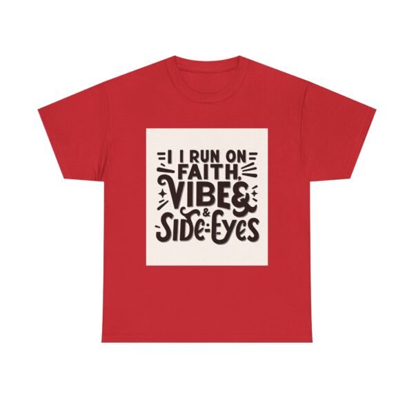 Faith & Vibes Unisex Heavy Cotton Tee, Motivational Shirt, Casual Wear, Gift for Friends, Everyday Comfort, Unique Graphic Tee - Image 41