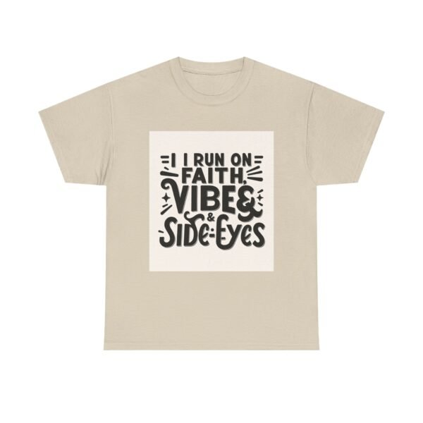 Faith & Vibes Unisex Heavy Cotton Tee, Motivational Shirt, Casual Wear, Gift for Friends, Everyday Comfort, Unique Graphic Tee - Image 9