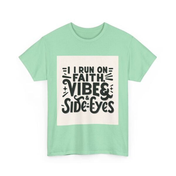 Faith & Vibes Unisex Heavy Cotton Tee, Motivational Shirt, Casual Wear, Gift for Friends, Everyday Comfort, Unique Graphic Tee - Image 35
