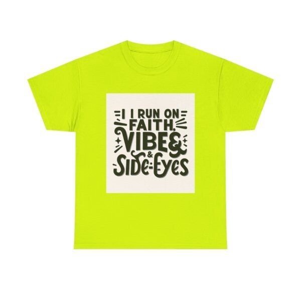 Faith & Vibes Unisex Heavy Cotton Tee, Motivational Shirt, Casual Wear, Gift for Friends, Everyday Comfort, Unique Graphic Tee - Image 25