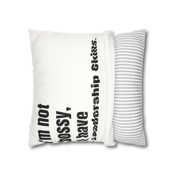 Inspirational Faux Suede Pillowcase, Decorative Cushion, Motivational Home Decor, Funny Mother's Day Gift, Office or Living Room Accessory - Image 6