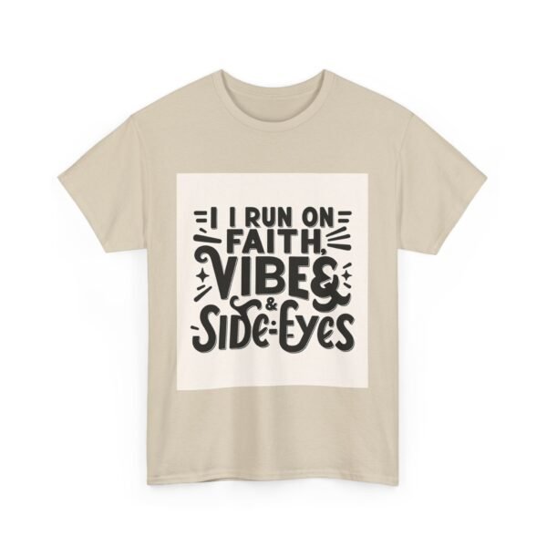 Faith & Vibes Unisex Heavy Cotton Tee, Motivational Shirt, Casual Wear, Gift for Friends, Everyday Comfort, Unique Graphic Tee - Image 11