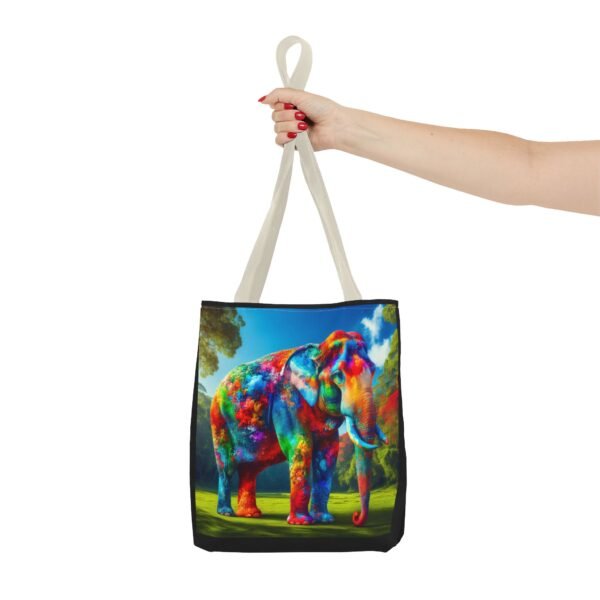 Colorful Elephant Tote Bag, Stylish Reusable Shopping Bag, Eco-Friendly Gift, Jungle Vibe Art, Travel Companion, Animal Lover Tote - Image 40