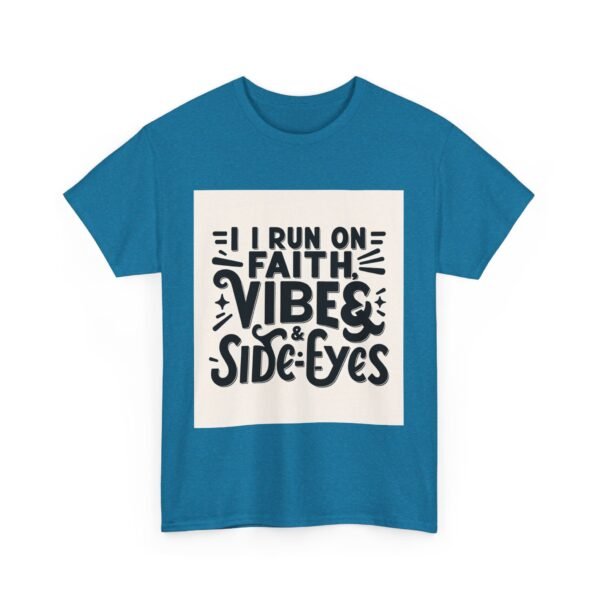 Faith & Vibes Unisex Heavy Cotton Tee, Motivational Shirt, Casual Wear, Gift for Friends, Everyday Comfort, Unique Graphic Tee - Image 39