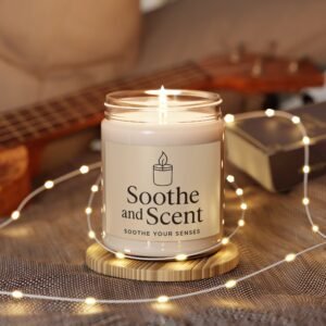 Scented Soy Candle | Soothe Your Senses | Relaxing Aromatherapy | Home Decor | Gift for Her, Self-Care, Office, Spa