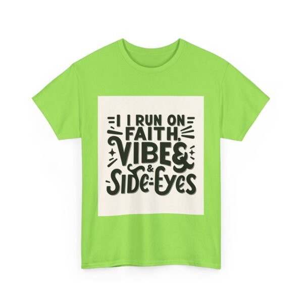 Faith & Vibes Unisex Heavy Cotton Tee, Motivational Shirt, Casual Wear, Gift for Friends, Everyday Comfort, Unique Graphic Tee - Image 31