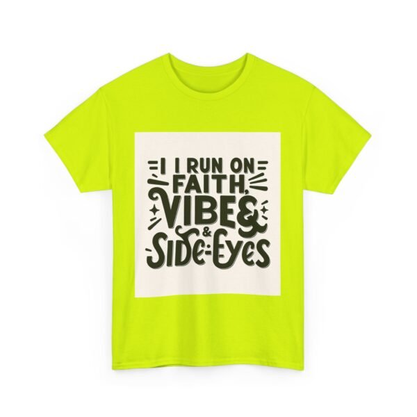 Faith & Vibes Unisex Heavy Cotton Tee, Motivational Shirt, Casual Wear, Gift for Friends, Everyday Comfort, Unique Graphic Tee - Image 27