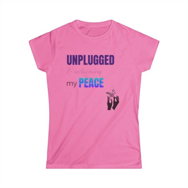 Unplugged & Reclaiming My Peace – Relaxed Fit Motivational Tee - Image 10
