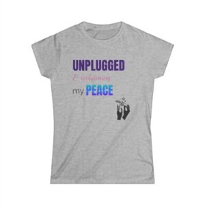 Unplugged & Reclaiming My Peace – Relaxed Fit Motivational Tee