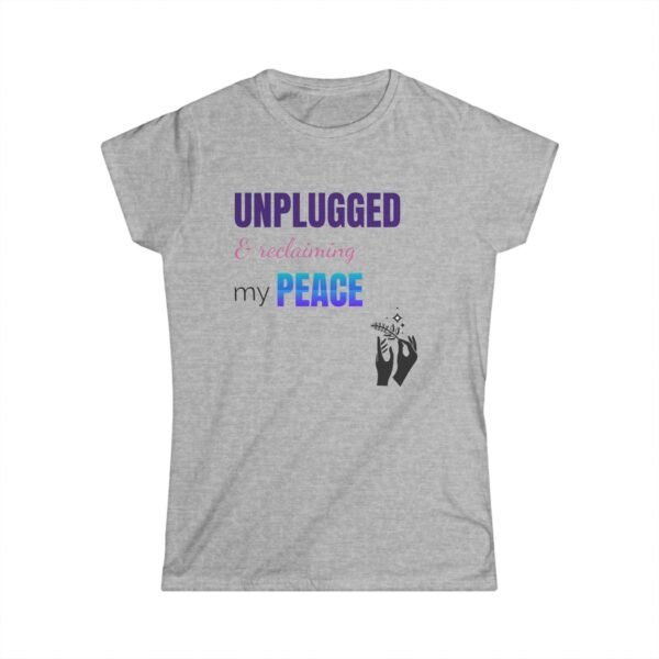 Unplugged & Reclaiming My Peace – Relaxed Fit Motivational Tee