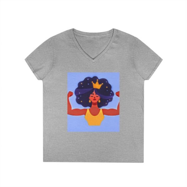 Empowering Mom V-Neck T-Shirt - "Momma's Purpose" Graphic Tee - Image 10