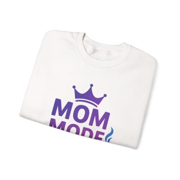 Mom Mode Crewneck Sweatshirt, Funny Sweatshirt for Moms, Gift for Mother's Day, Casual Women's Clothing, Mom Life Apparel - Image 7