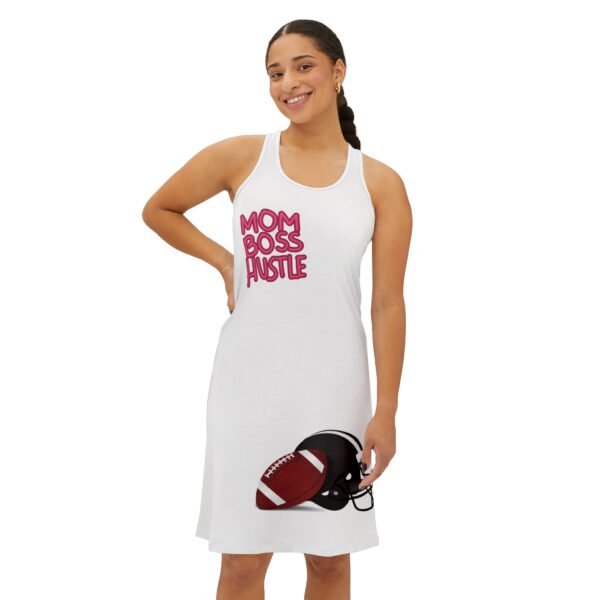 Mom Boss Hustle Racerback Dress - Casual Comfort for Active Moms - Image 7