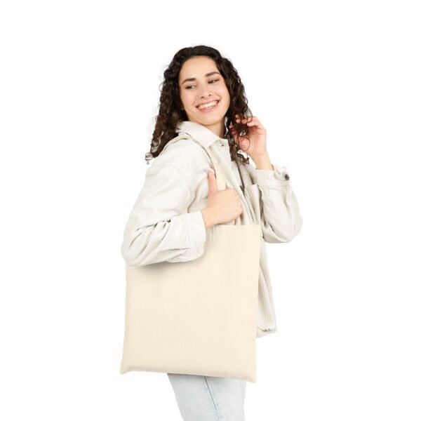 Purpose Over Panic Cotton Canvas Tote Bag - Eco-Friendly Shopping & Everyday Use - Image 5