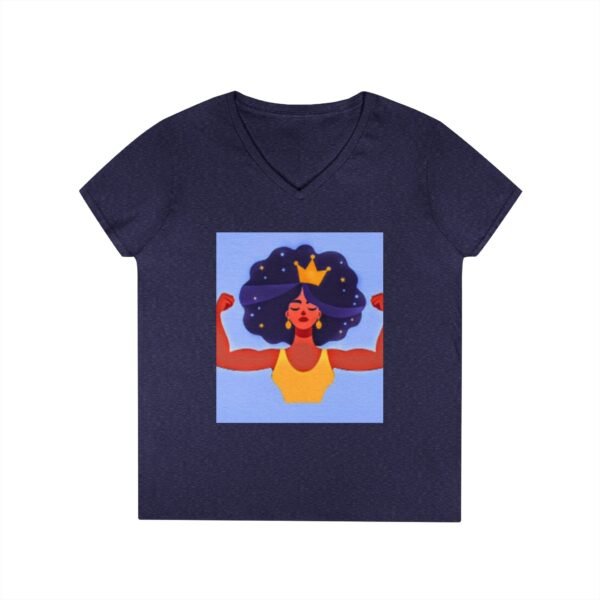 Empowering Mom V-Neck T-Shirt - "Momma's Purpose" Graphic Tee - Image 25