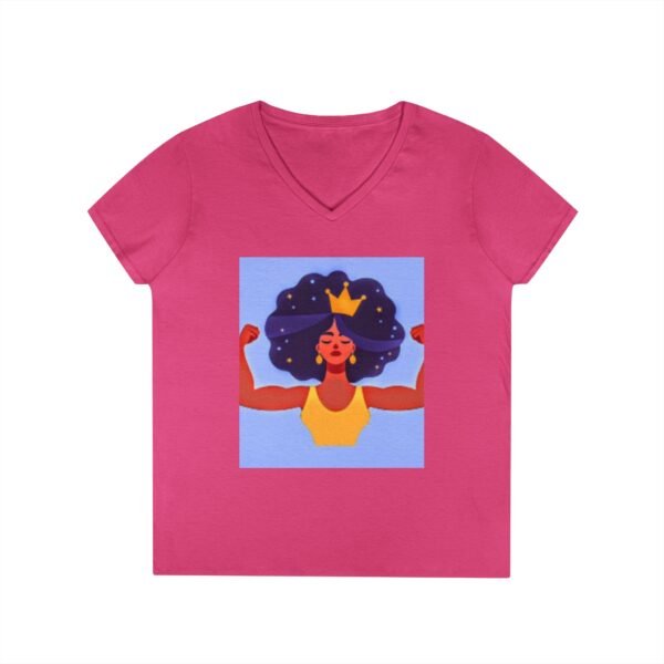 Empowering Mom V-Neck T-Shirt - "Momma's Purpose" Graphic Tee - Image 31