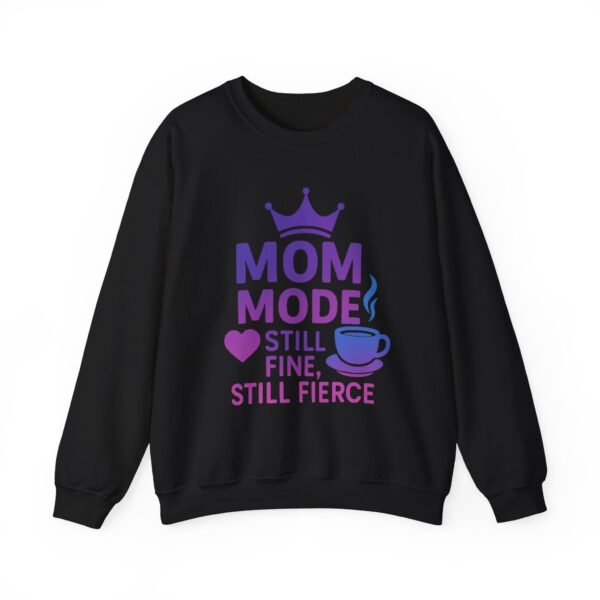Mom Mode Crewneck Sweatshirt, Funny Sweatshirt for Moms, Gift for Mother's Day, Casual Women's Clothing, Mom Life Apparel - Image 9