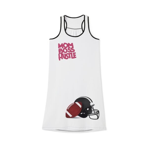 Mom Boss Hustle Racerback Dress - Casual Comfort for Active Moms - Image 2