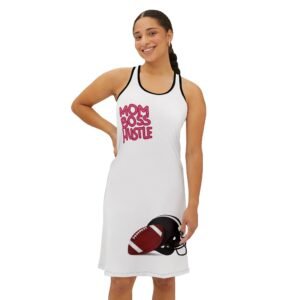 Mom Boss Hustle Racerback Dress - Casual Comfort for Active Moms