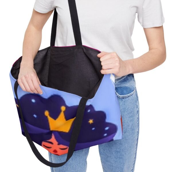 Momma's Purpose Motivational Weekender Tote Bag - Image 6