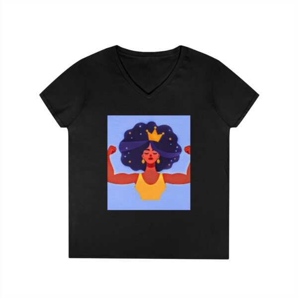 Empowering Mom V-Neck T-Shirt - "Momma's Purpose" Graphic Tee - Image 7