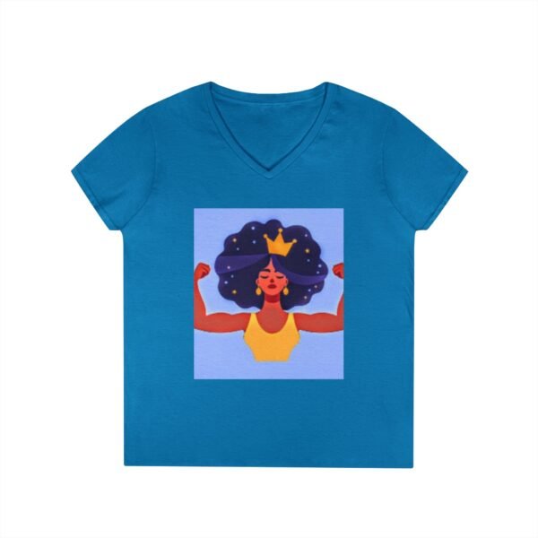 Empowering Mom V-Neck T-Shirt - "Momma's Purpose" Graphic Tee - Image 16