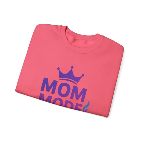 Mom Mode Crewneck Sweatshirt, Funny Sweatshirt for Moms, Gift for Mother's Day, Casual Women's Clothing, Mom Life Apparel - Image 3