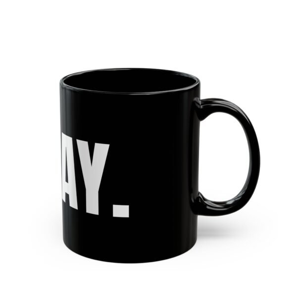 Inspirational Black Mug - 'PRAY.' | Coffee Cup for Spiritual Reflection, Gifts for Friends, Daily Motivation, Home and Office Decor, Ideal - Image 2
