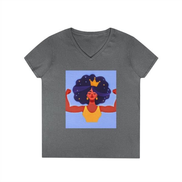 Empowering Mom V-Neck T-Shirt - "Momma's Purpose" Graphic Tee - Image 13