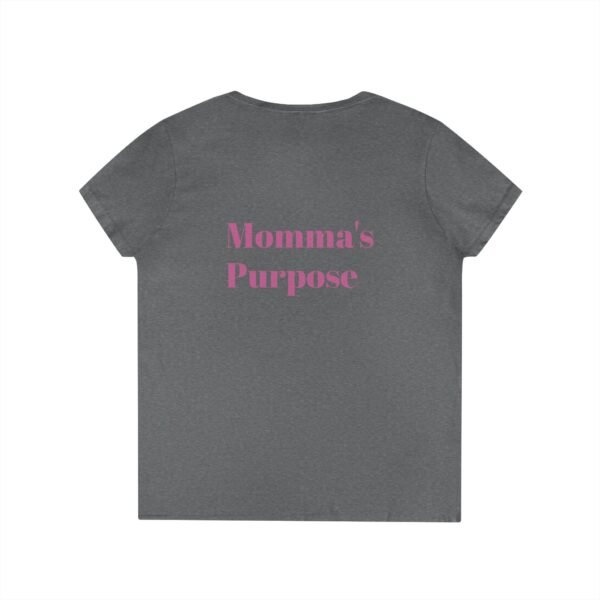 Empowering Mom V-Neck T-Shirt - "Momma's Purpose" Graphic Tee - Image 14
