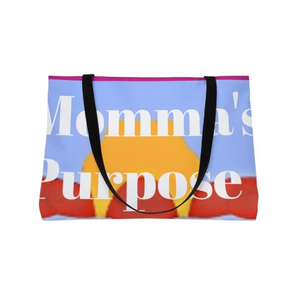 Momma's Purpose Motivational Weekender Tote Bag - Image 5