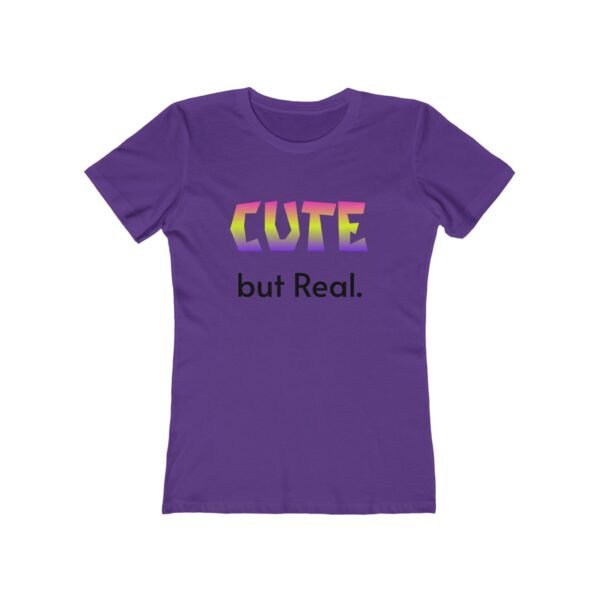 Cute but Real Women's Boyfriend Tee - Stylish Casual Shirt - Image 15