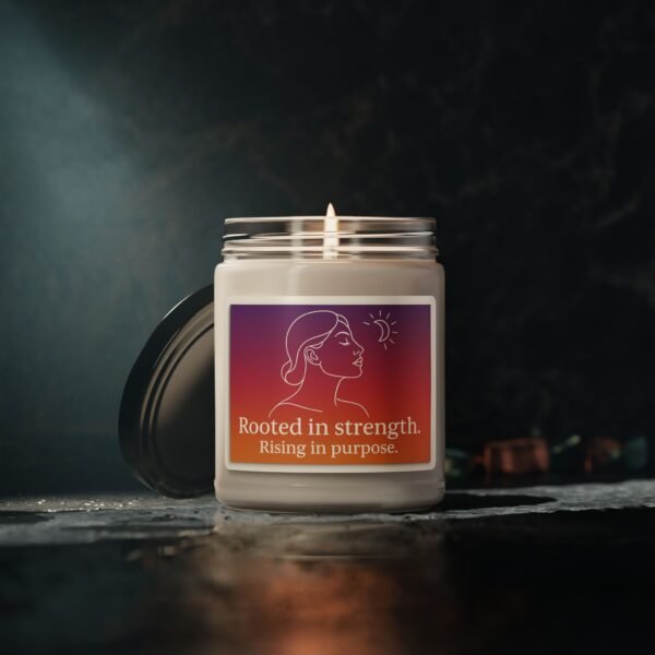 Empowering Scented Soy Candle, Aromatherapy Candle, Gift for Self-Care, Meditation Candle, Home Fragrance - Image 7
