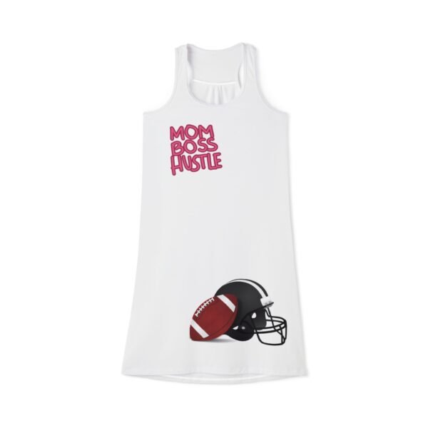 Mom Boss Hustle Racerback Dress - Casual Comfort for Active Moms - Image 5