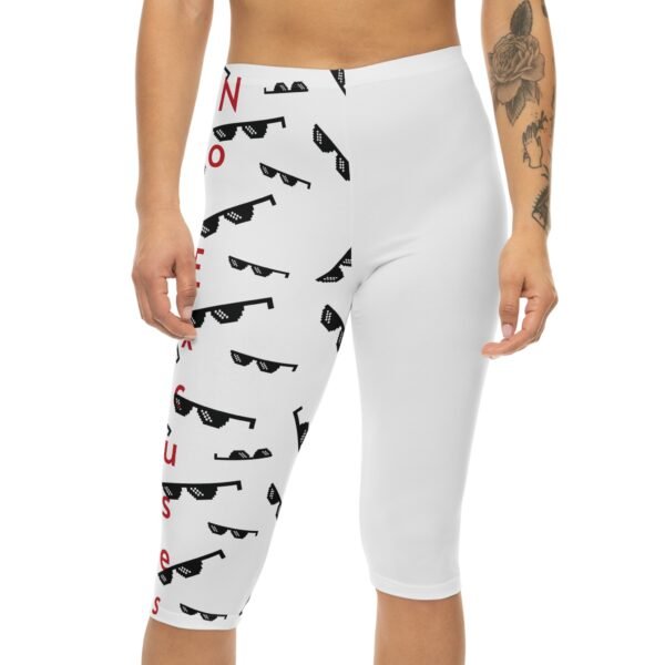 No Excuses Women's Capri Leggings - Stylish & Comfortable Activewear - Image 4
