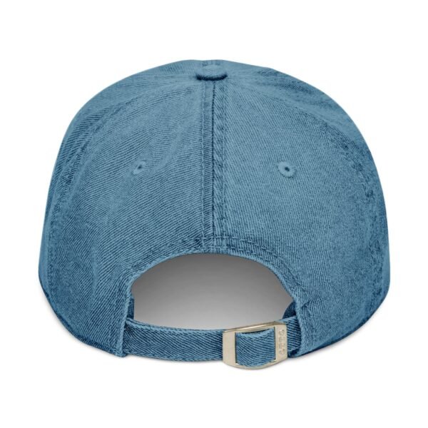 Embroidered Denim Hat - Peace Vibes - Image 6