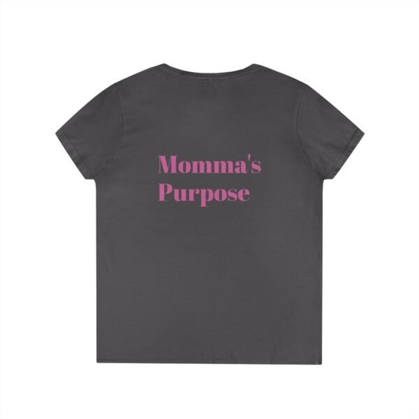 Empowering Mom V-Neck T-Shirt - "Momma's Purpose" Graphic Tee - Image 20