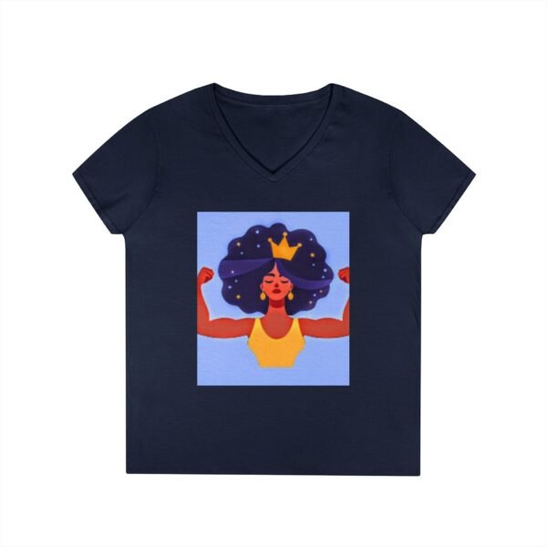 Empowering Mom V-Neck T-Shirt - "Momma's Purpose" Graphic Tee - Image 22