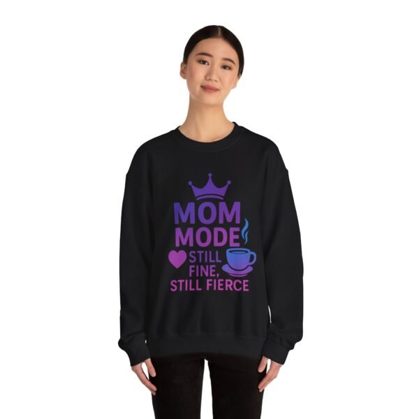 Mom Mode Crewneck Sweatshirt, Funny Sweatshirt for Moms, Gift for Mother's Day, Casual Women's Clothing, Mom Life Apparel - Image 12