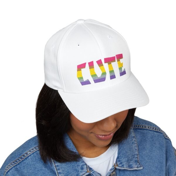 Cute Rainbow Embroidery Cap - Stylish and Fun Headwear for Celebrations - Image 3
