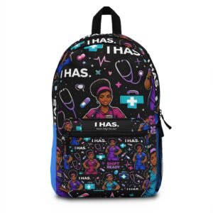 Nurse Life Backpack — "I HAS. Shift Ready" Medical Student & RN Backpack