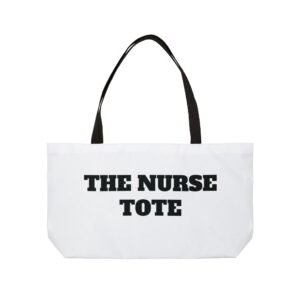Nurse Weekender Tote Bag — 'The Nurse Bag' Canvas Travel Tote for Healthcare Professionals